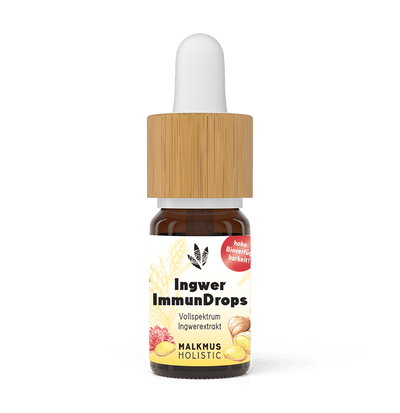 Ingwer ImmunDrops: Hochkonzentriert für maximale Wirkung und Geschmack - Malkmus Holistic
